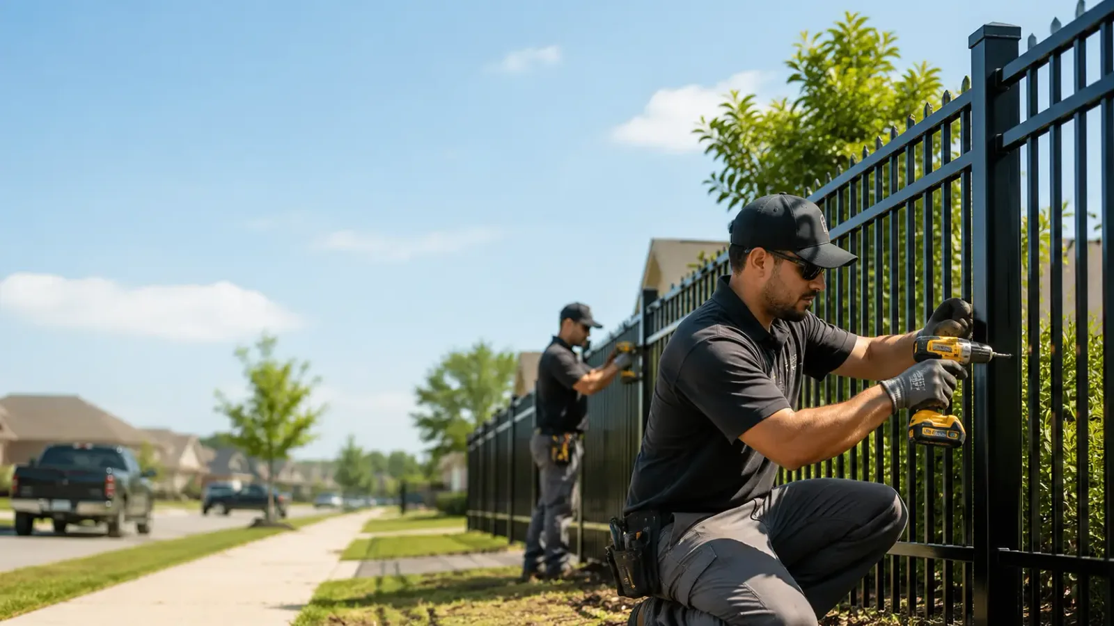 Metal Fence Installation in New Blaine, AR